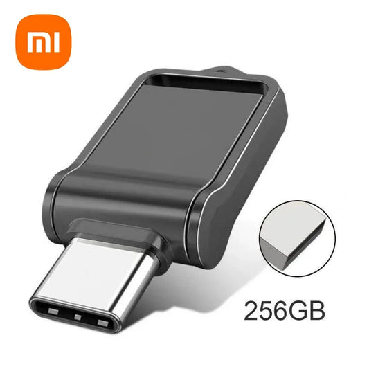 فلاش درايف شاومي 2 تيرابايت USB 3.2 عالي السرعة بمنفذ Type-C مزدوج الاستخدام ذاكرة فلاش 512 جيجابايت 1 تيرابايت للهاتف وأجهزة الكمبيوتر ويندوز 11