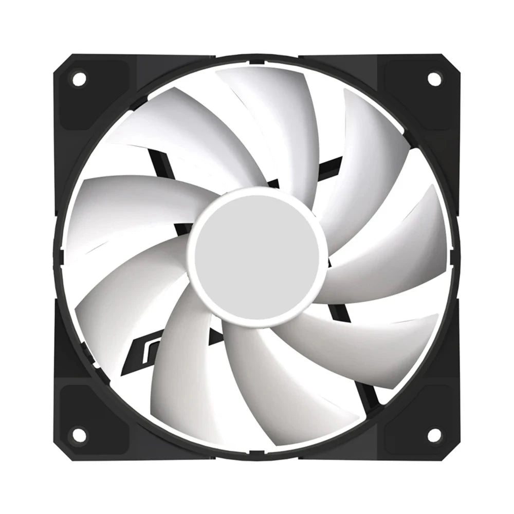 مروحة TEUCER P16 RGB بحجم 120 مم - مروحة كمبيوتر ملونة بألوان قوس قزح مع مشتت حراري 4PIN بحجم 12 سم - مروحة معالج صامتة