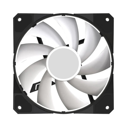 مروحة TEUCER P16 RGB بحجم 120 مم - مروحة كمبيوتر ملونة بألوان قوس قزح مع مشتت حراري 4PIN بحجم 12 سم - مروحة معالج صامتة