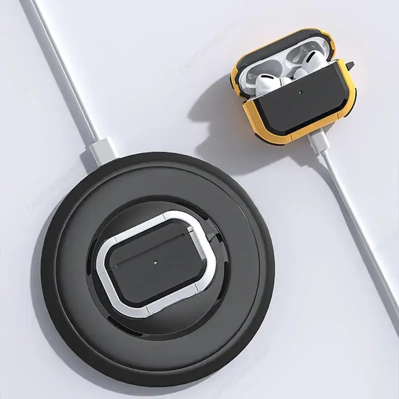 جراب حماية لسماعات AirPods Pro 2 موديل 2023 بمنفذ USB-C - غطاء واقي لسماعات AirPods 4 الجيل الرابع وPro2 الجيل الثالث - حافظة لسماعات Air Pods Pro2 الجيل الثاني