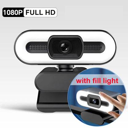 كاميرا ويب 4K كاميرا فيديو 2K بتركيز تلقائي للبث المباشر مع ميكروفون عالي الدقة 1080P للكمبيوتر/الحاسوب/اللابتوب