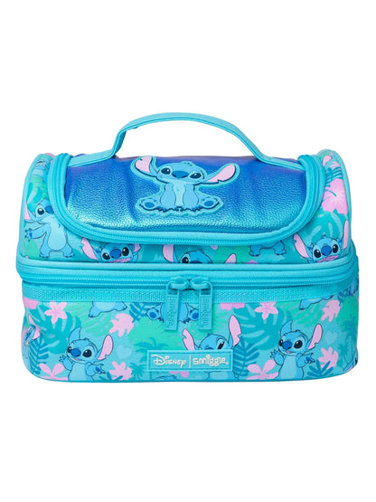 حقائب مدرسية Smiggle الجديدة  – حقيبة ظهر ديزني ستيتش، مع حقيبة طعام وزجاجة ماء – هدية للطلاب (يجب شراء كل قطعة بشكل منفصل)