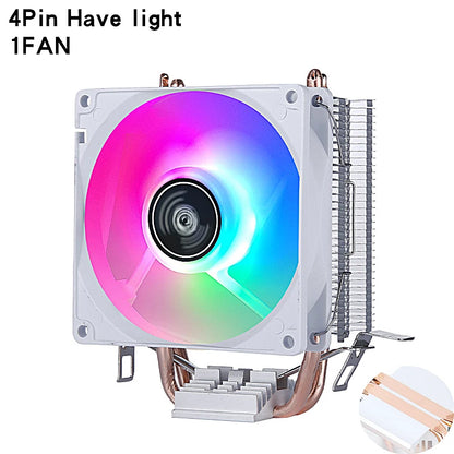 مبرد معالج بالهواء مع مروحة تبريد وأنابيب حرارية 2/4/6 متوافق مع LGA2011 x79 x99 E5 2066 2099 115x 1200 1700 i5 i7 AMD
