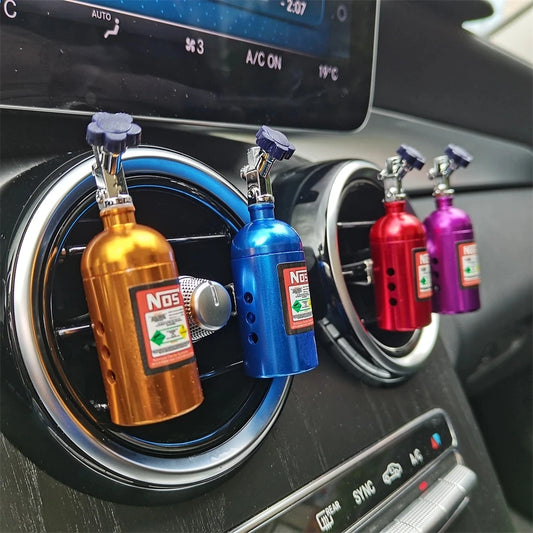 معطر هواء السيارة الأكثر مبيعاً - زجاجة نيتروجين NOS لفتحات التهوية - عطر أروماثيرابي للسيارة - إكسسوارات عطور وروائح السيارات