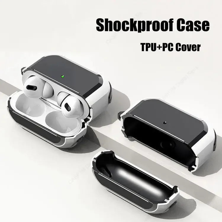 جراب حماية لسماعات AirPods Pro 2 موديل 2023 بمنفذ USB-C - غطاء واقي لسماعات AirPods 4 الجيل الرابع وPro2 الجيل الثالث - حافظة لسماعات Air Pods Pro2 الجيل الثاني