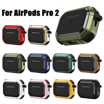 جراب حماية لسماعات AirPods Pro 2 موديل 2023 بمنفذ USB-C - غطاء واقي لسماعات AirPods 4 الجيل الرابع وPro2 الجيل الثالث - حافظة لسماعات Air Pods Pro2 الجيل الثاني