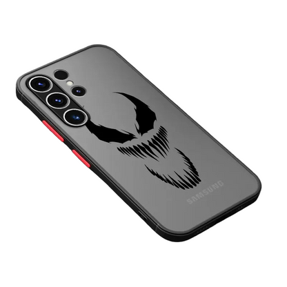 جراب مقاوم للصدمات لسامسونج جالاكسي S22 S9 S20 FE S23 Ultra Note 20 S23 FE S21 S24 Plus S10 Plus بتصميم مارفل سبايدرمان آيرون مان