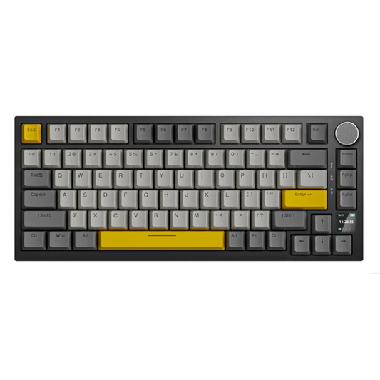 لوحة مفاتيح ميكانيكية للألعاب Ajazz AK820/AK820Pro بلوتوث 5.1/لاسلكية/سلكية USB-C قابلة للتخصيص مع مقبض وخاصية التبديل السريع وحشوة مطاطية