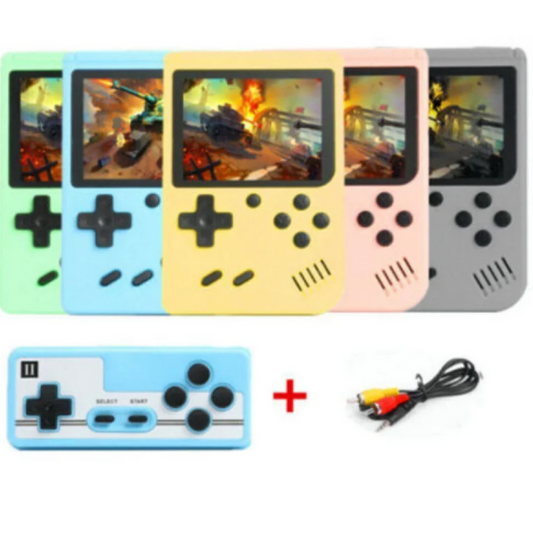 كونسول ألعاب كلاسيكية محمول بشاشة 5 بوصة مع أكثر من 500 لعبة مدمجة - محاكي Game Boy للتلفزيون وألعاب الفيديو المحمولة