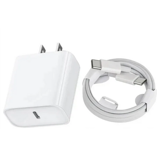 شاحن أصلي سريع PD 35 وات EU US لآيفون 16 15 14 13 11 12 برو ماكس بلس XS XR X مع كابل USB C شحن سريع تايب سي